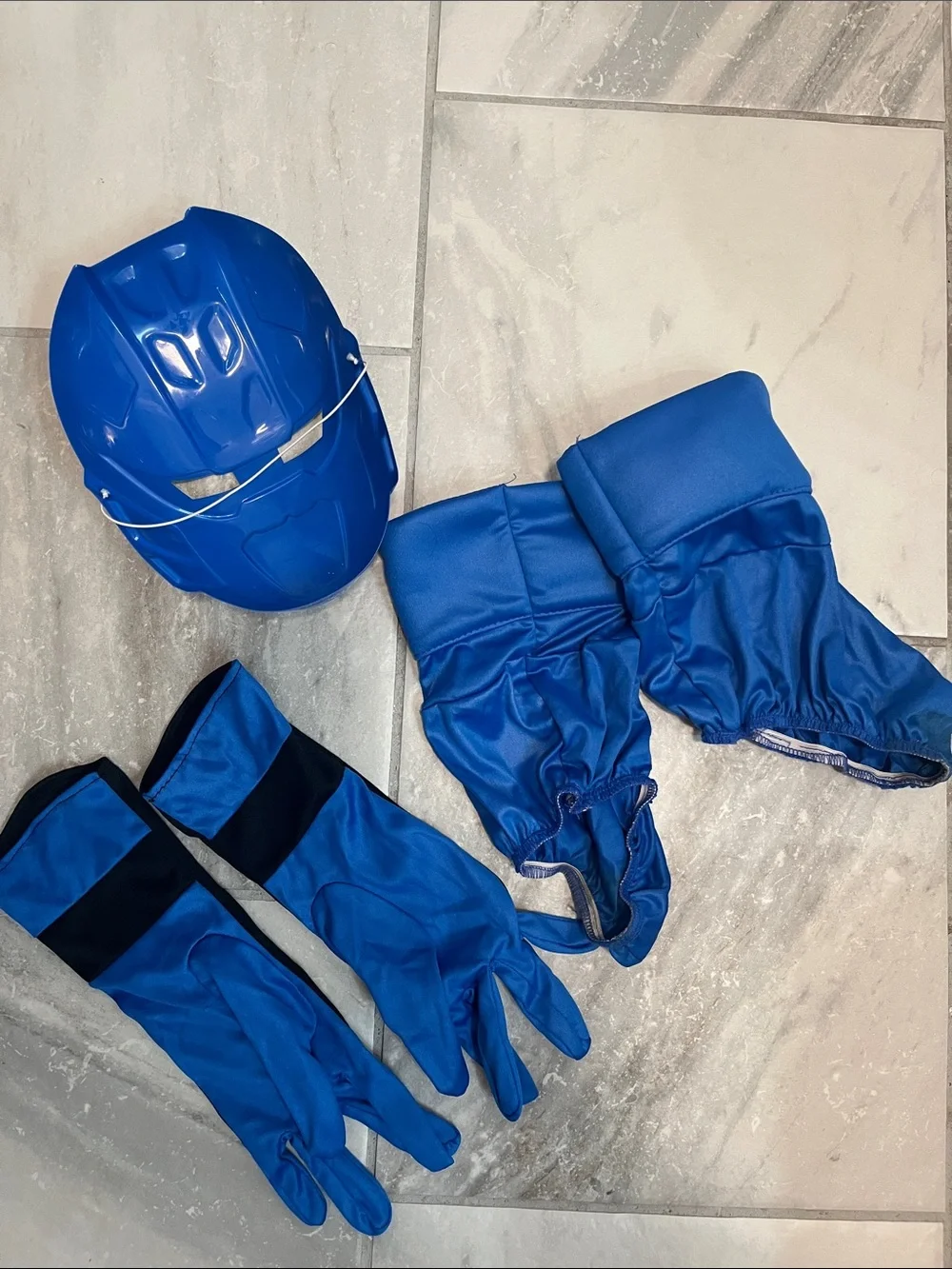 Power Ranger Blue Ranger Jungle Fury Costume - Bright Blue